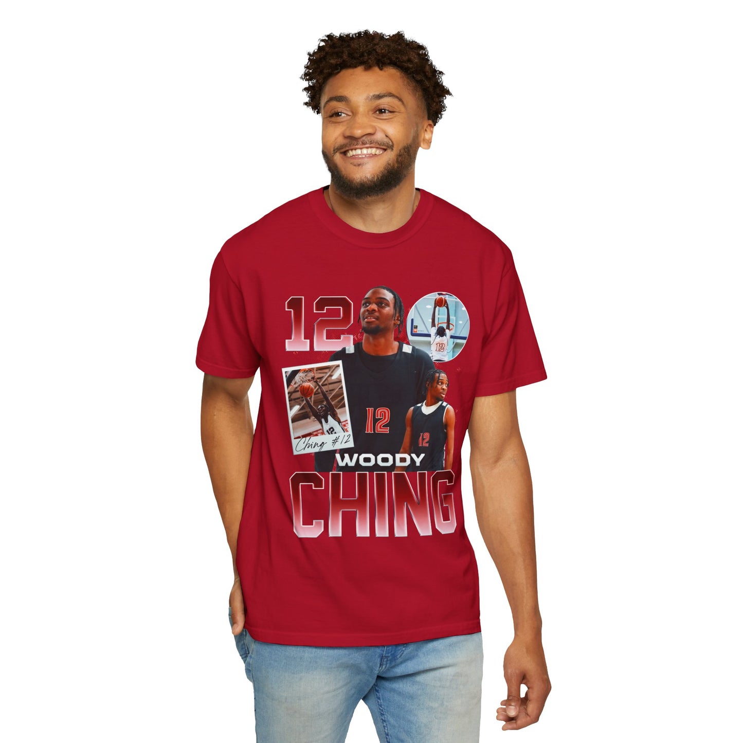 Woody Ching Name & Number Ombre Premium Tee