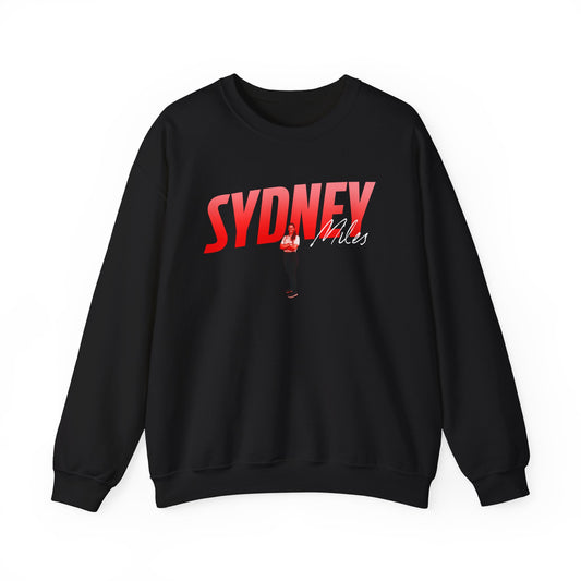Sydney Miles Cursive Combo Colored Crewneck Sweatshirt