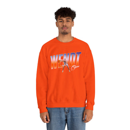 Ryann Wendt Cursive Combo Colored Crewneck Sweatshirt