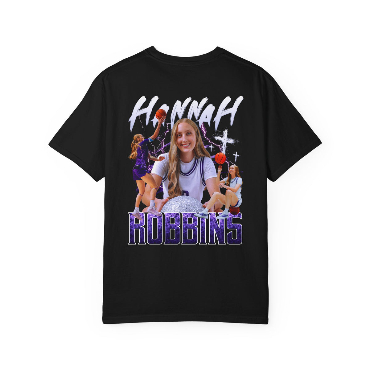 Hannah Robbins Logo Front & Back Premium Tee