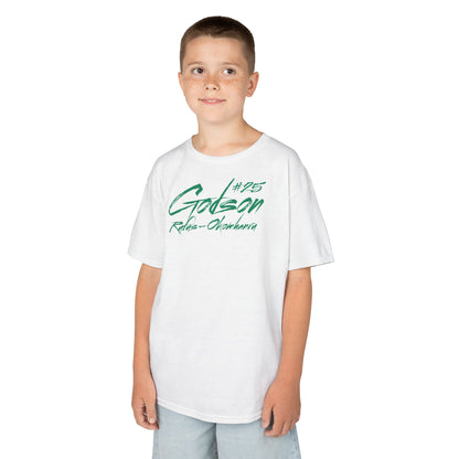 Godson Rufus-Okomhanru Cursive Name & Number Kids Tee