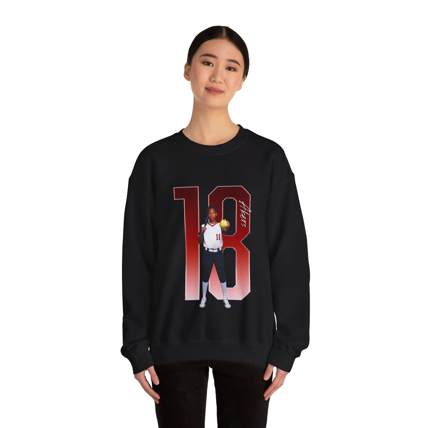 Hilary Akers Player Icon Number Crewneck Sweatshirt
