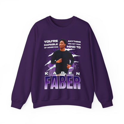 Kaden Faber Featured Quote Crewneck Sweatshirt