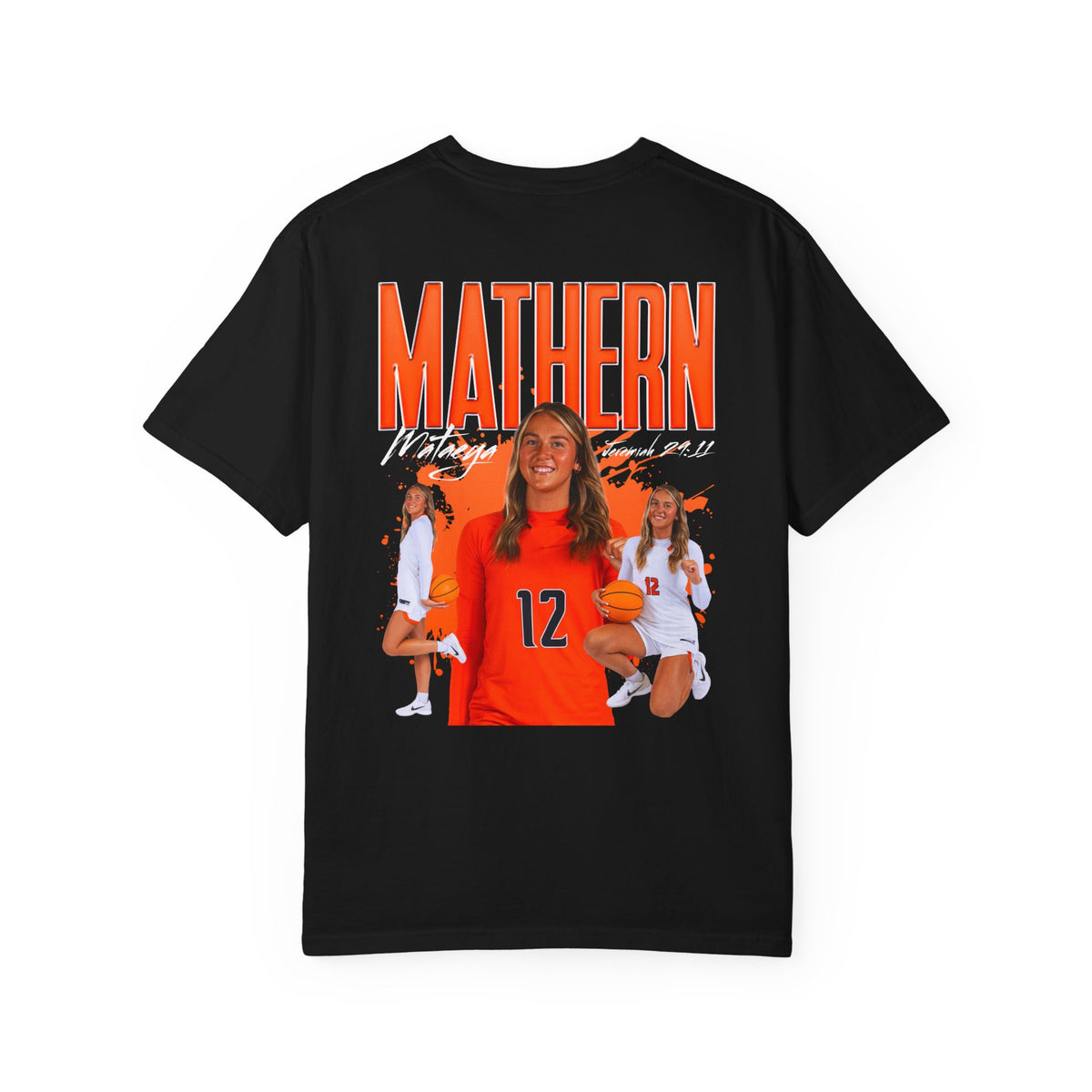 Mataeya Mathern Logo Front & Back Premium Tee