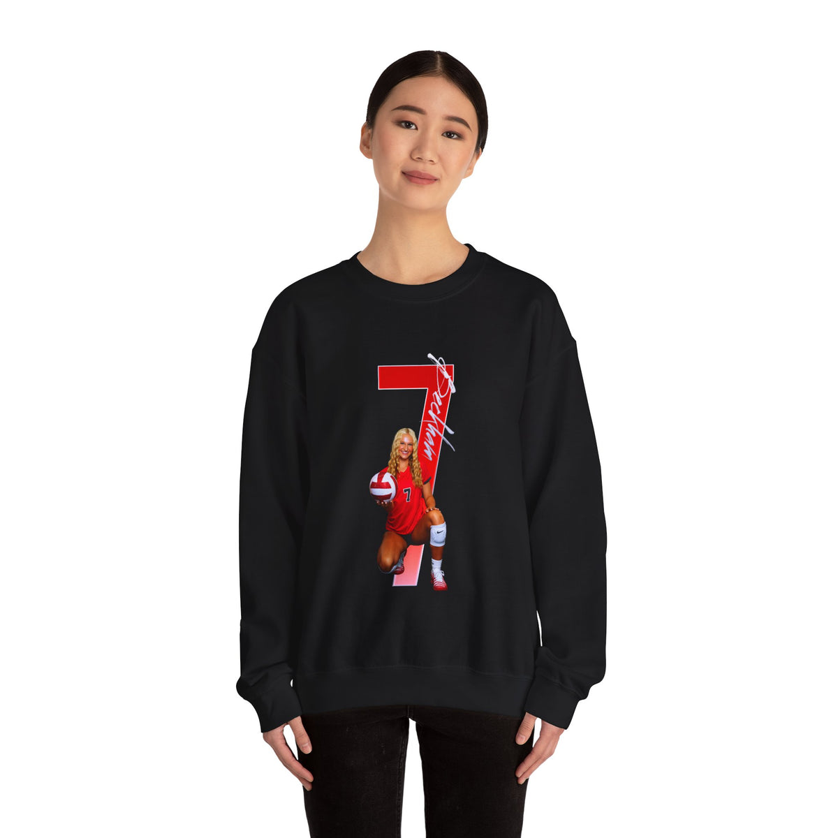 Julie Beckham Player Icon Number Crewneck Sweatshirt