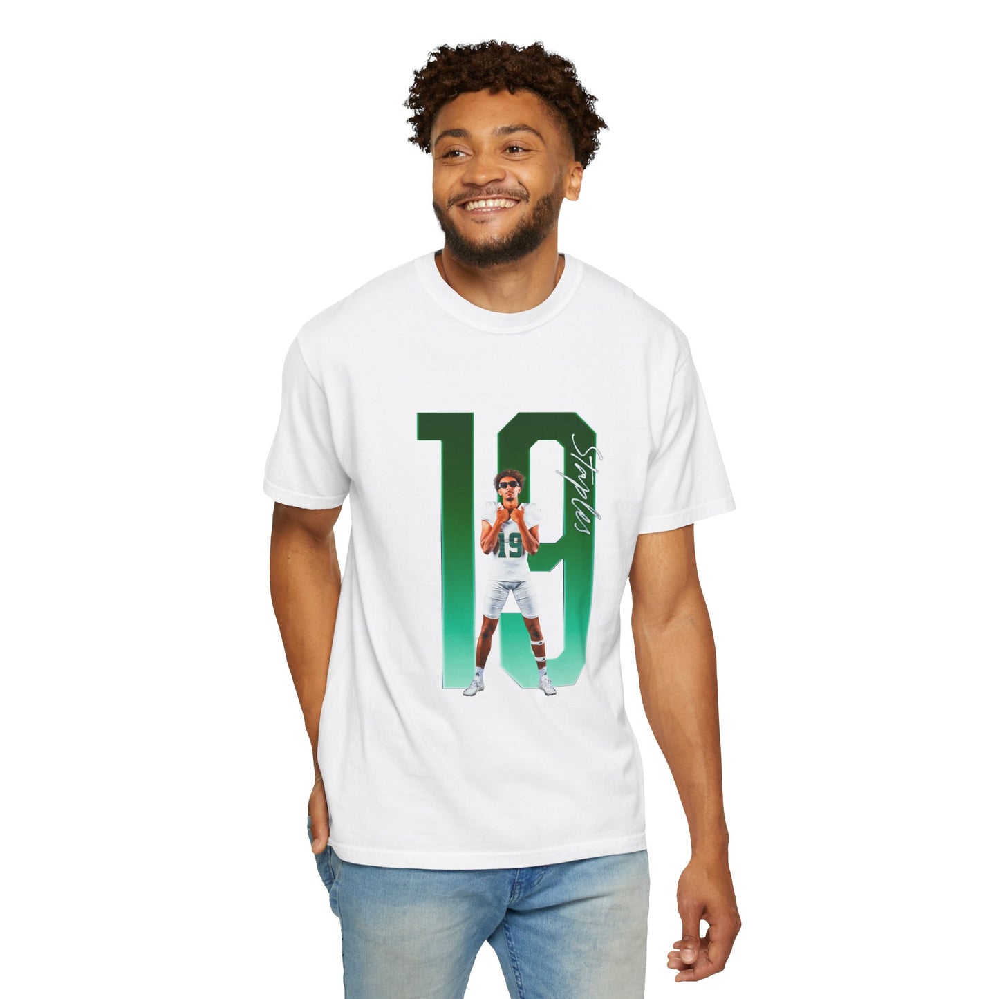 Berell Staples Player Icon Number Premium Tee