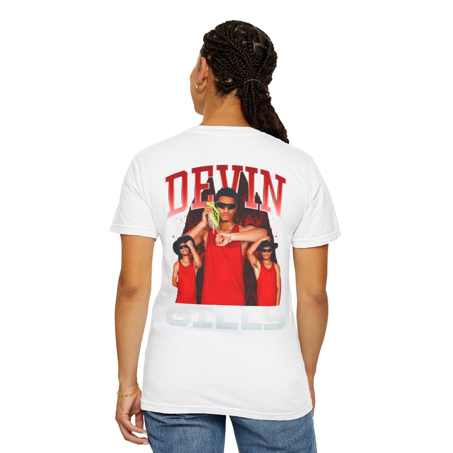 Devin Gills Logo Front & Back Premium Tee