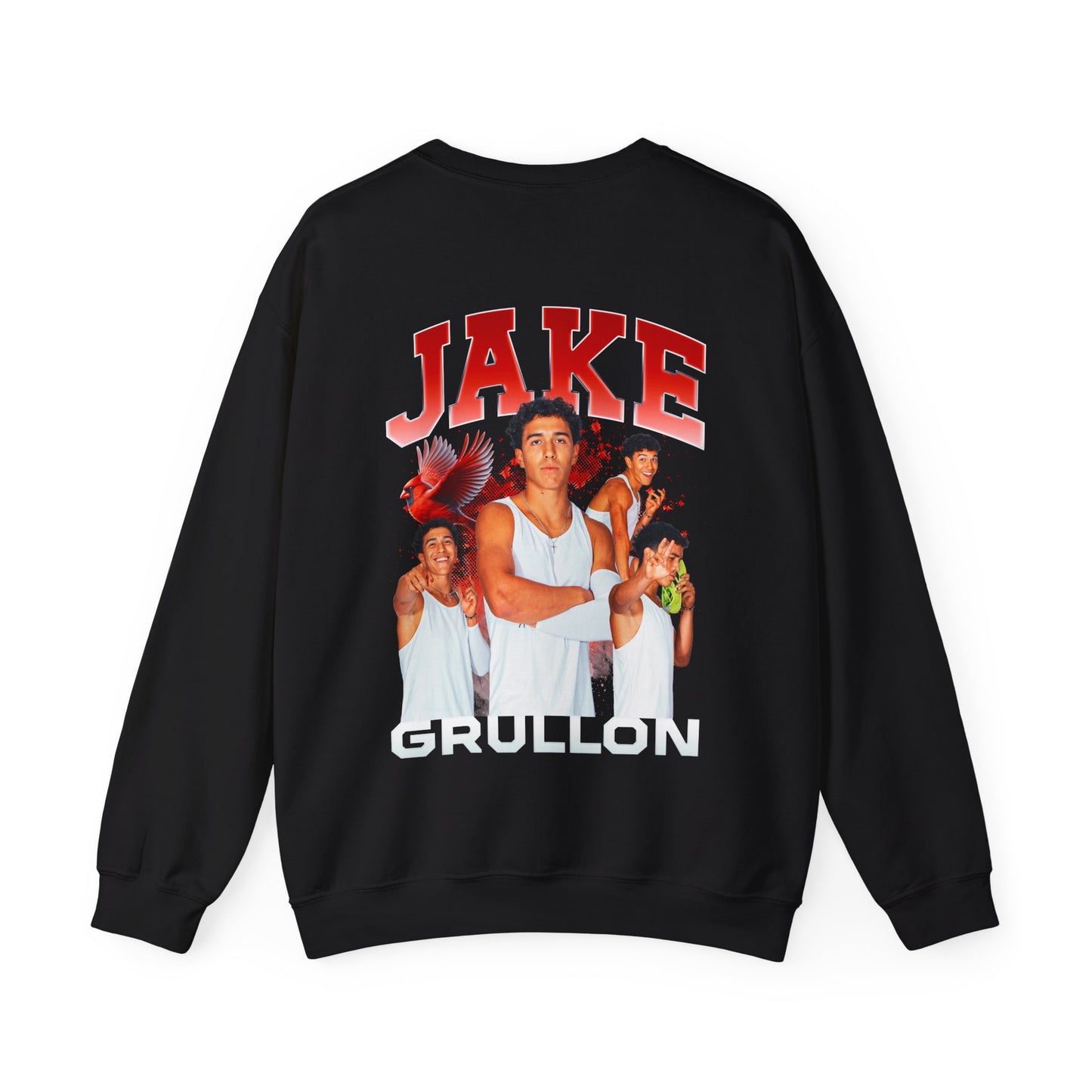 Jake Grullon Logo Front & Back Crewneck