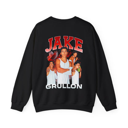 Jake Grullon Logo Front & Back Crewneck