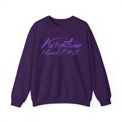 Kristian Hieskill Cursive Name & Number Crewneck Sweatshirt