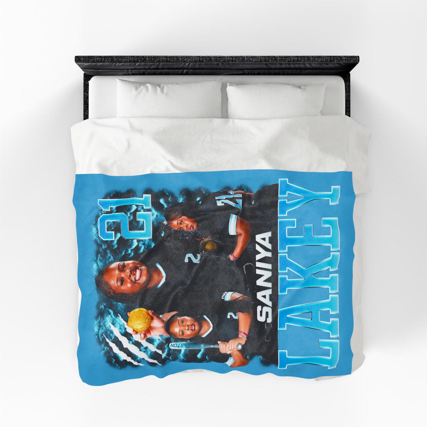 Saniya Lakey 60"-80" Plush Blanket