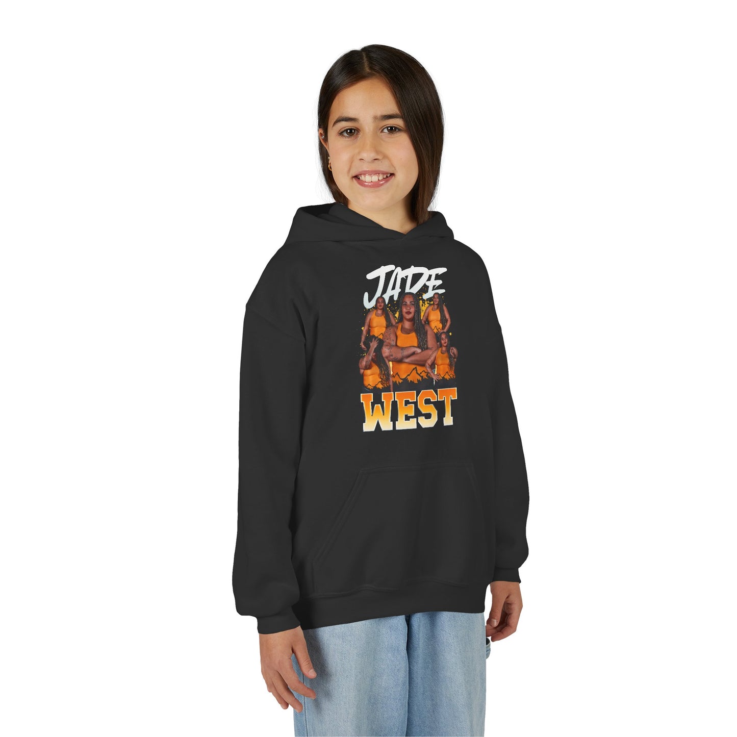 Jade West Colored & White Combo Kids Hoodie