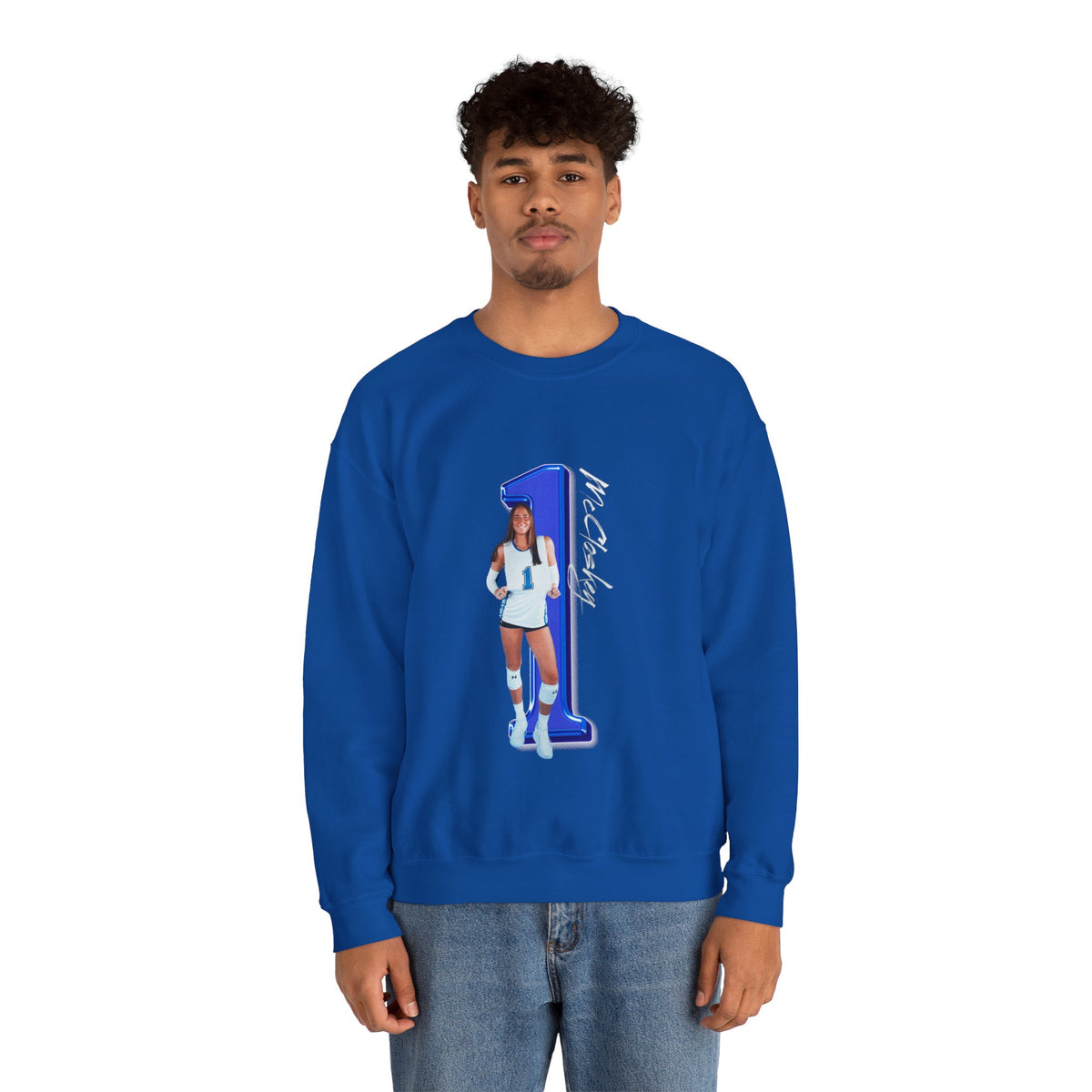 Riley McCloskey Player Icon Number Crewneck Sweatshirt