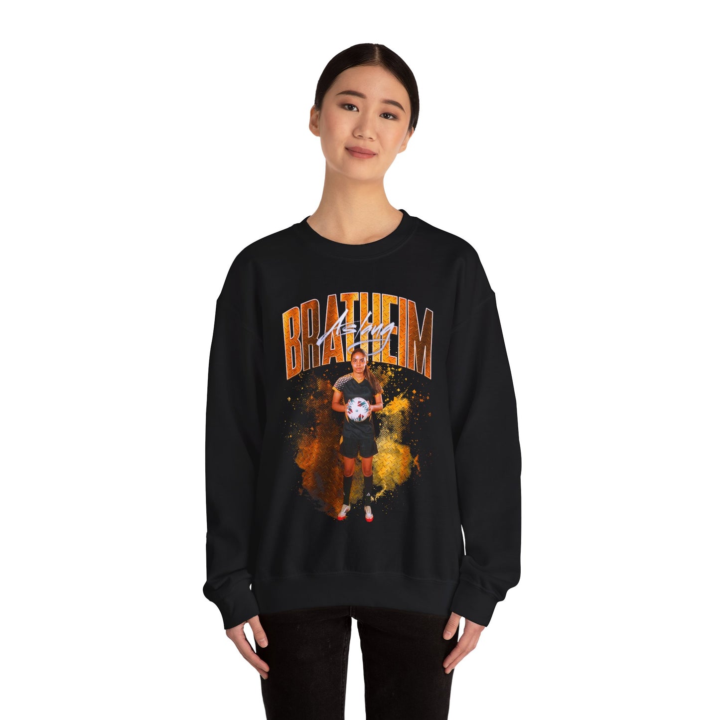 Aslaug Bratheim Big Last Name Crewneck Sweatshirt