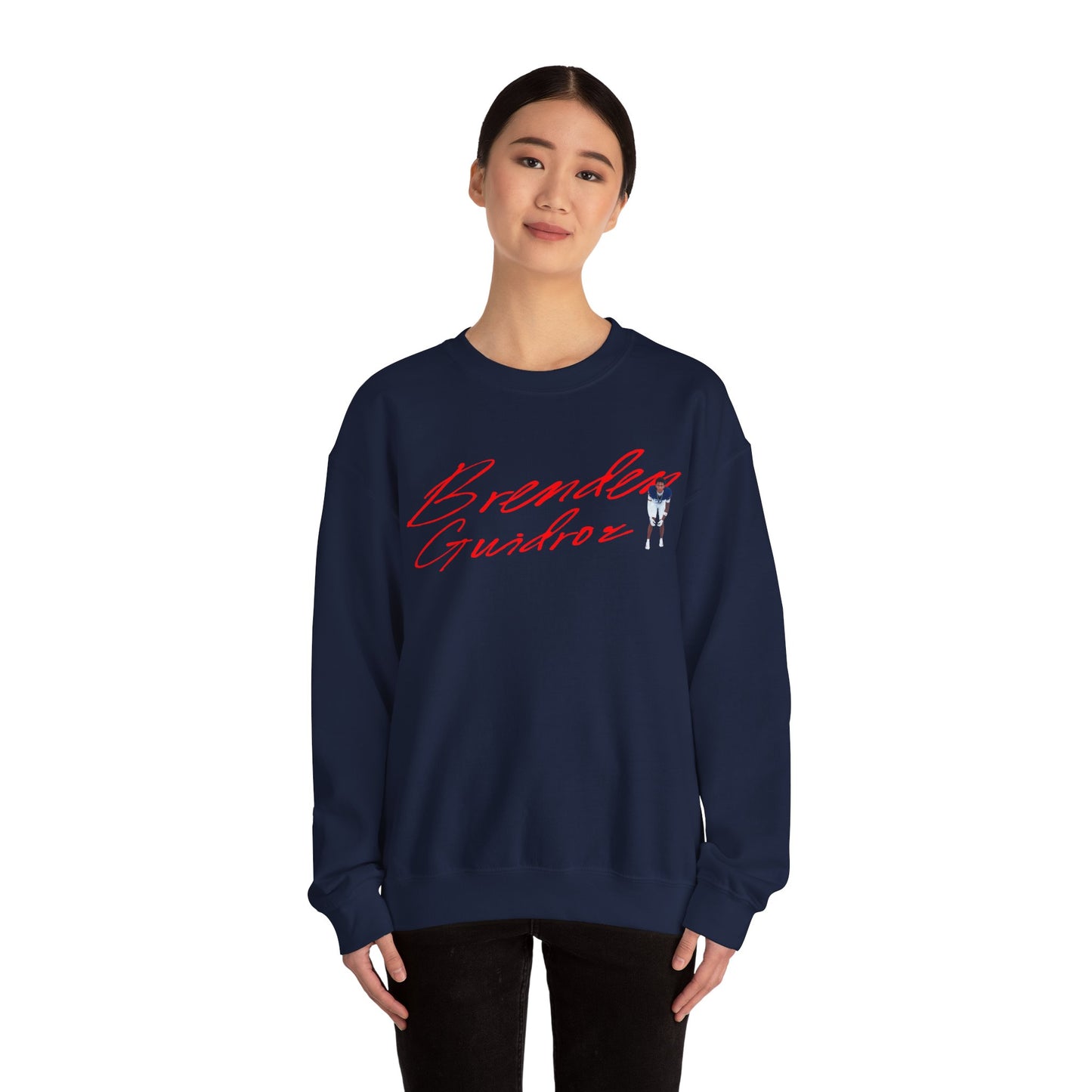 Brenden Guidroz Cursive Crewneck Sweatshirt