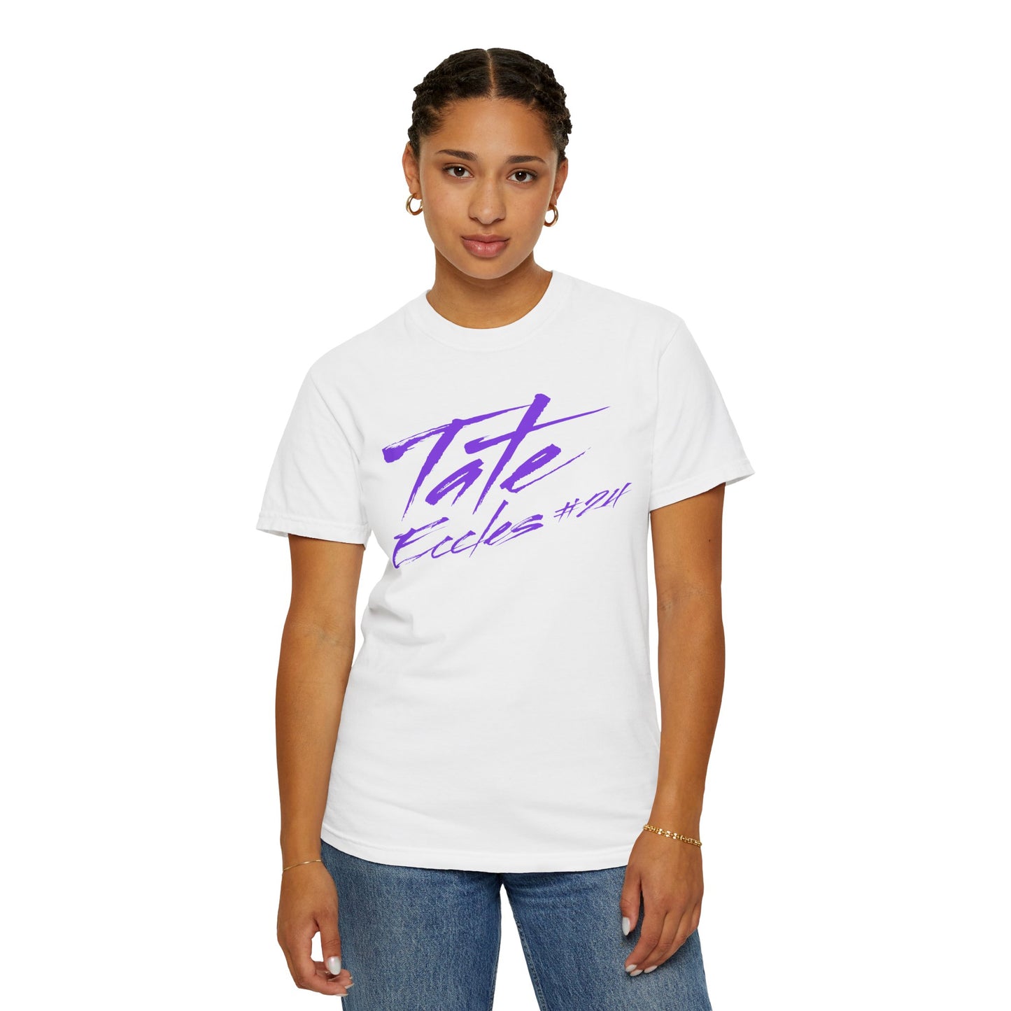 Tate Eccles Cursive Name & Number Premium Tee