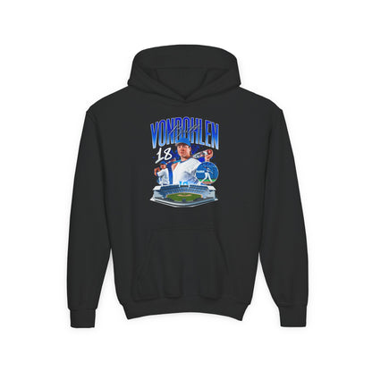 Brett Vondohlen Last Name Highlight Kids Hoodie
