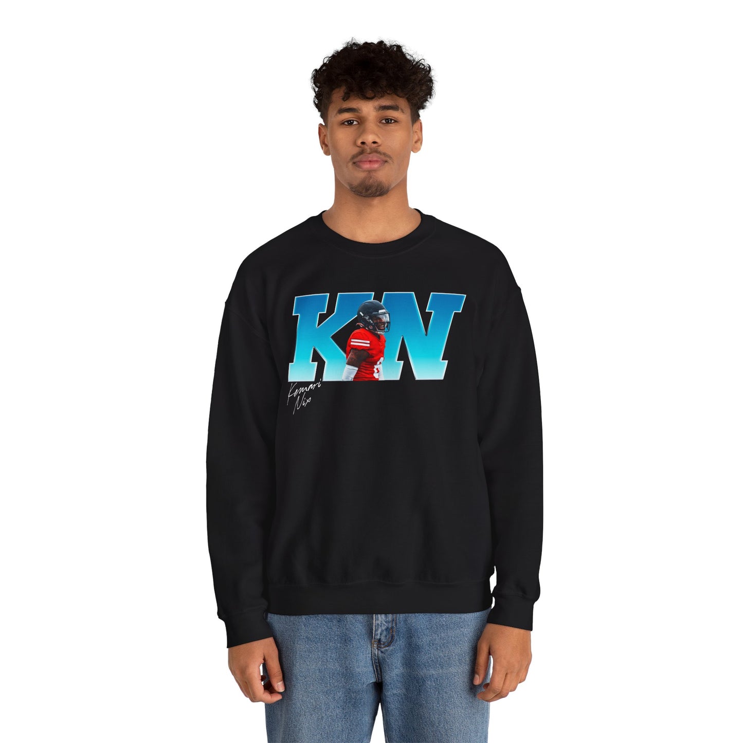 Kemari Nix Big Initials Crewneck Sweatshirt