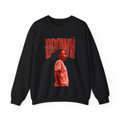 Trista Brown Faded Glory Crewneck Sweatshirt