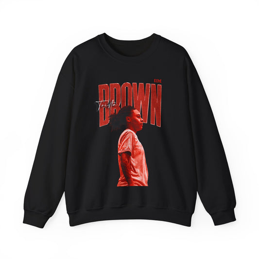 Trista Brown Faded Glory Crewneck Sweatshirt