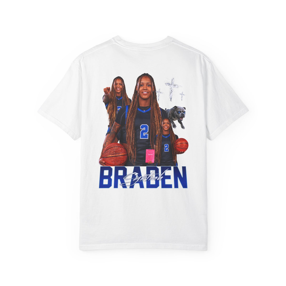 Cyntiah Braden Logo Front & Back Premium Tee