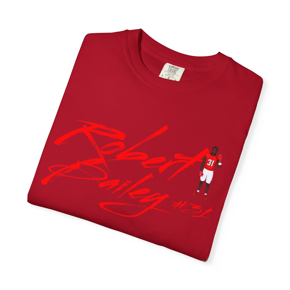 Robert Bailey Cursive Name & Number Premium Tee