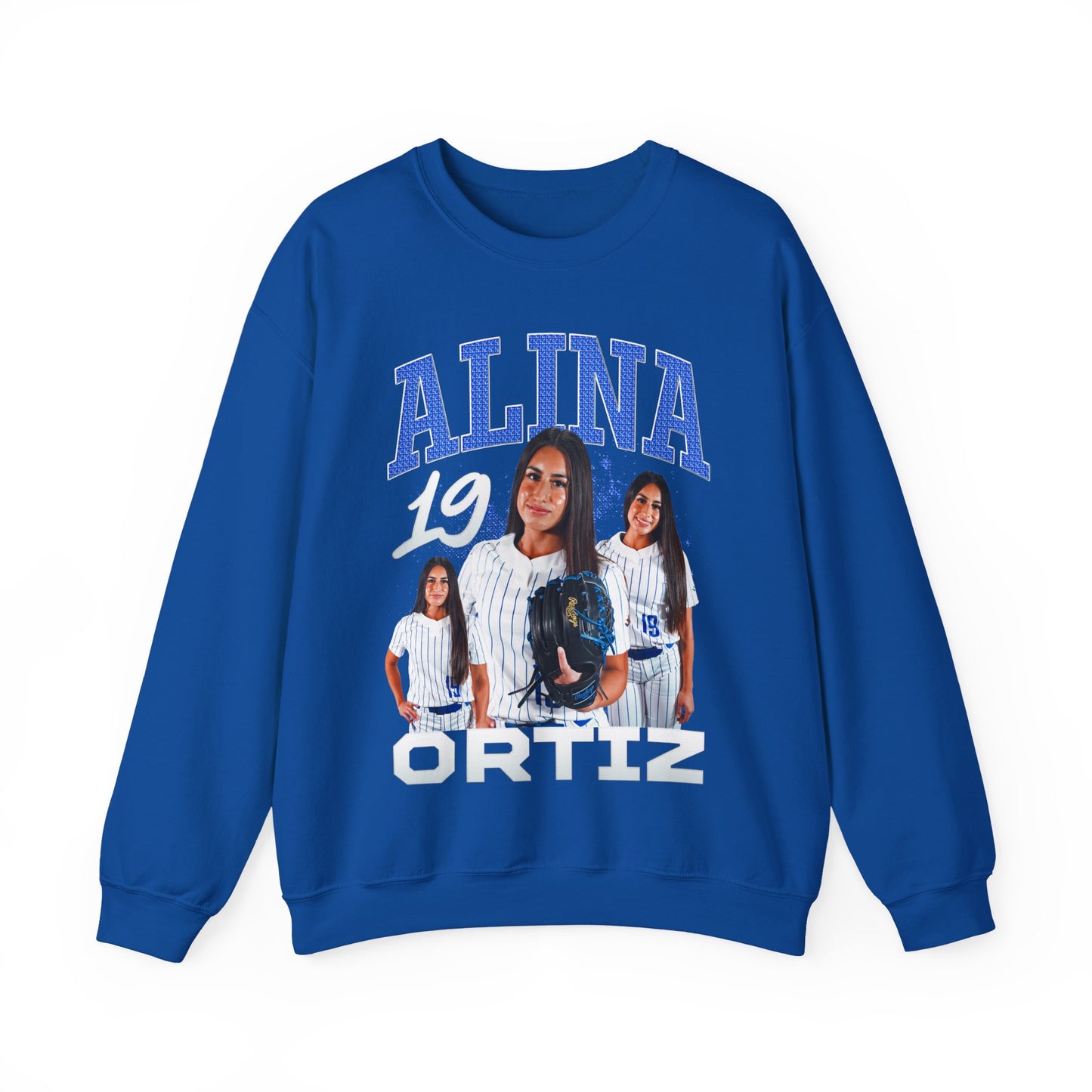Alina Ortiz First Name Highlight Crewneck Sweatshirt