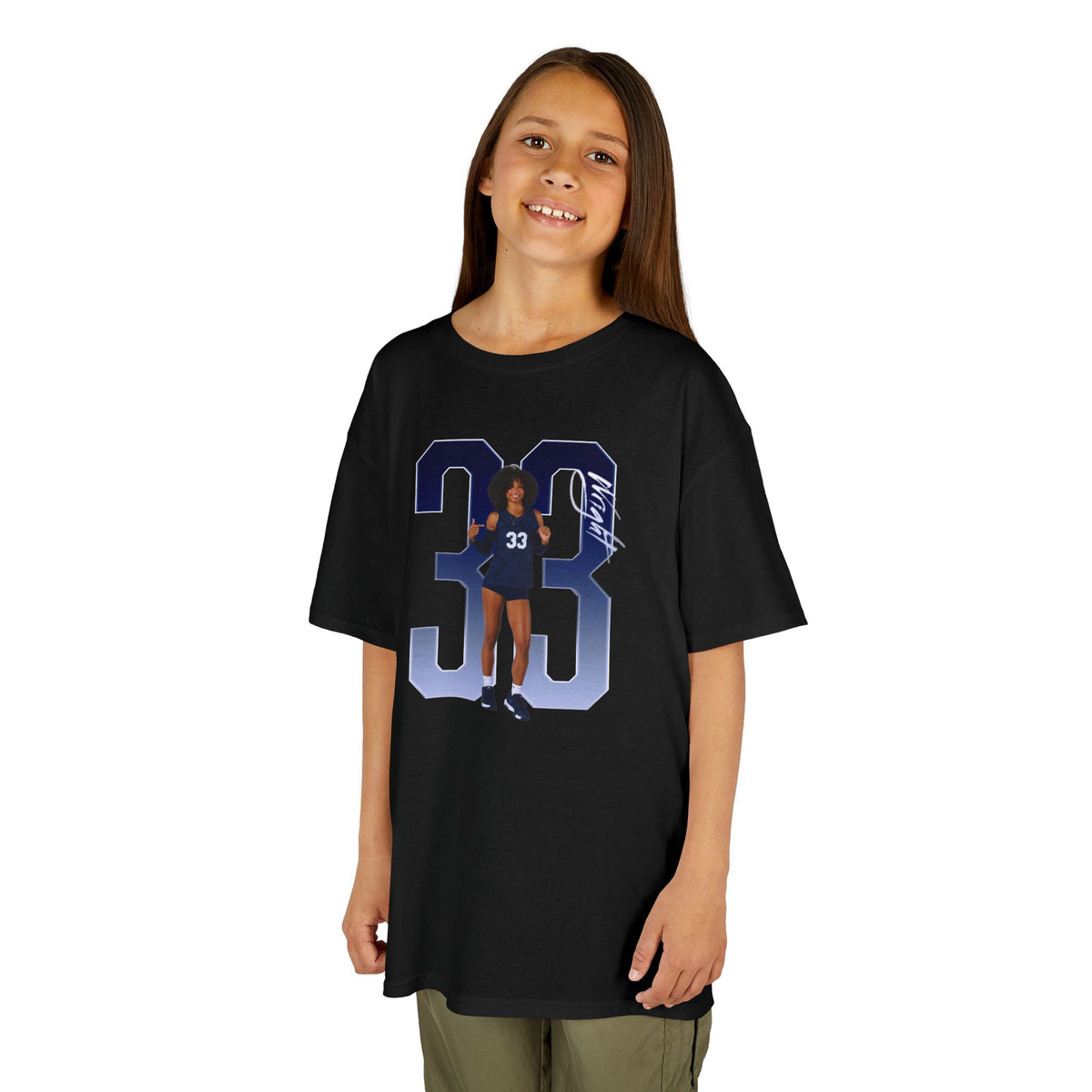 Kennedi Wright Player Icon Number Kids Tee