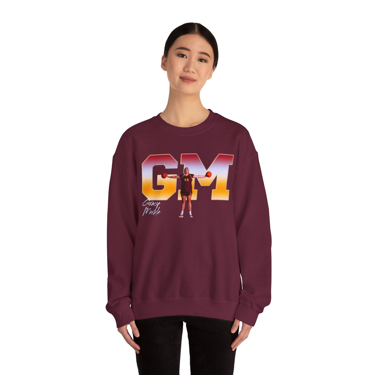 Gracie Merkle Big Initials Crewneck Sweatshirt