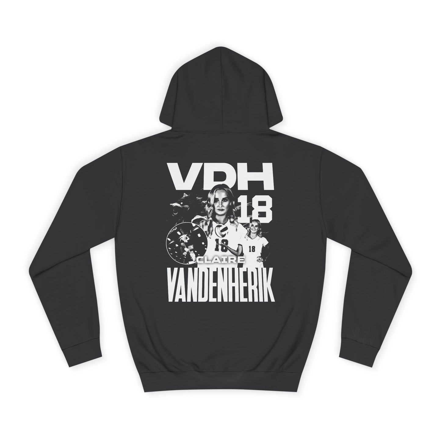 Claire Vandenherik Premium Vintage Blackout Hoodie