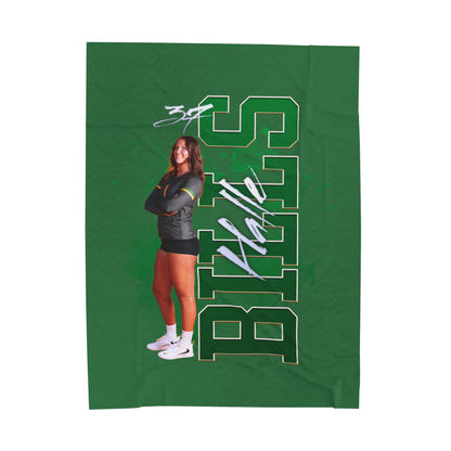 Halle Bills 60"-80" Plush Blanket