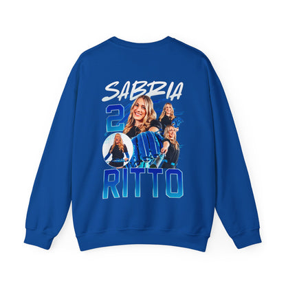 Sabria Ritto Logo Front & Back Crewneck