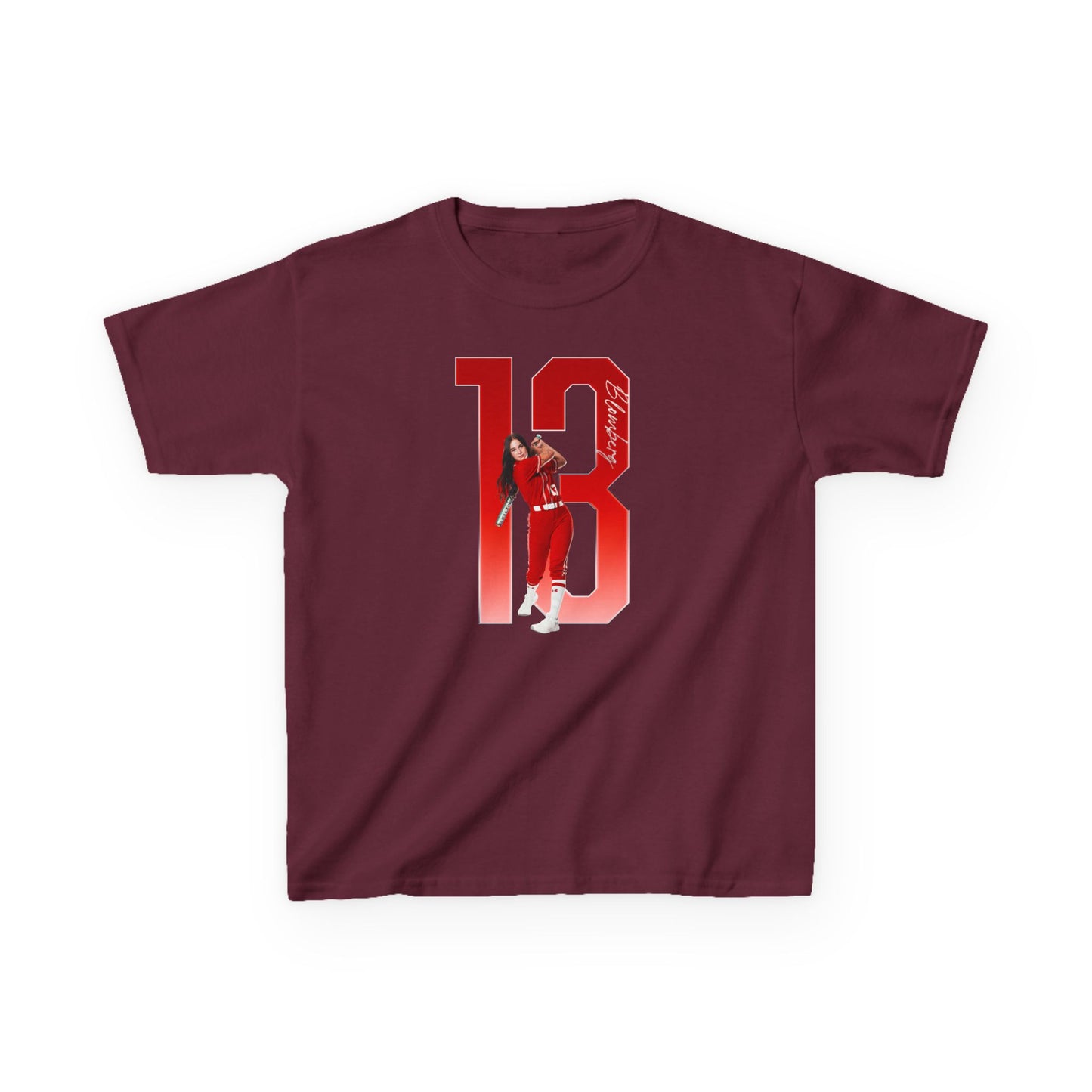 Addison Blomberg Player Icon Number Kids Tee