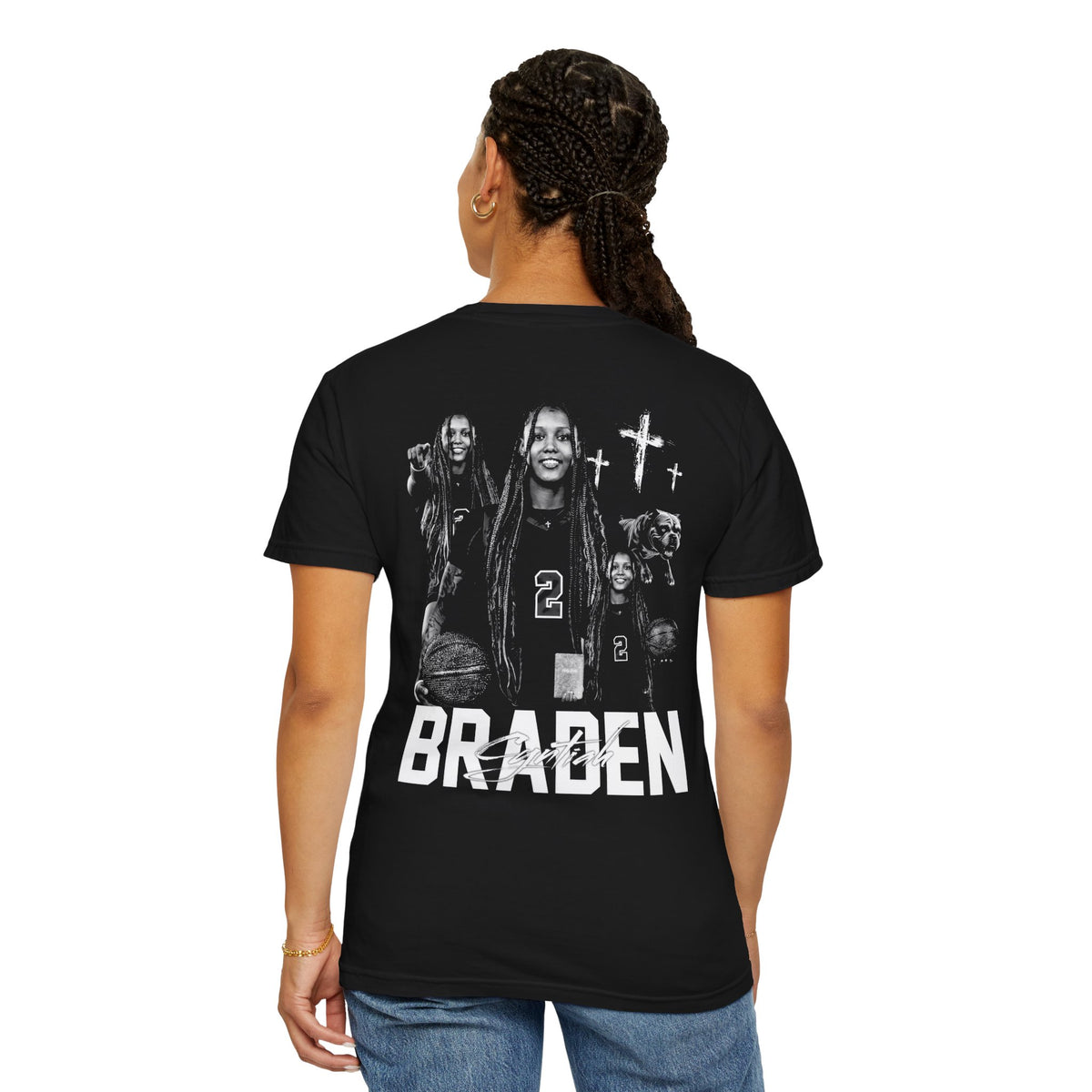 Cyntiah Braden Vintage Blackout Premium Tee