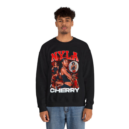 Nyla Cherry First Name Highlight Crewneck Sweatshirt
