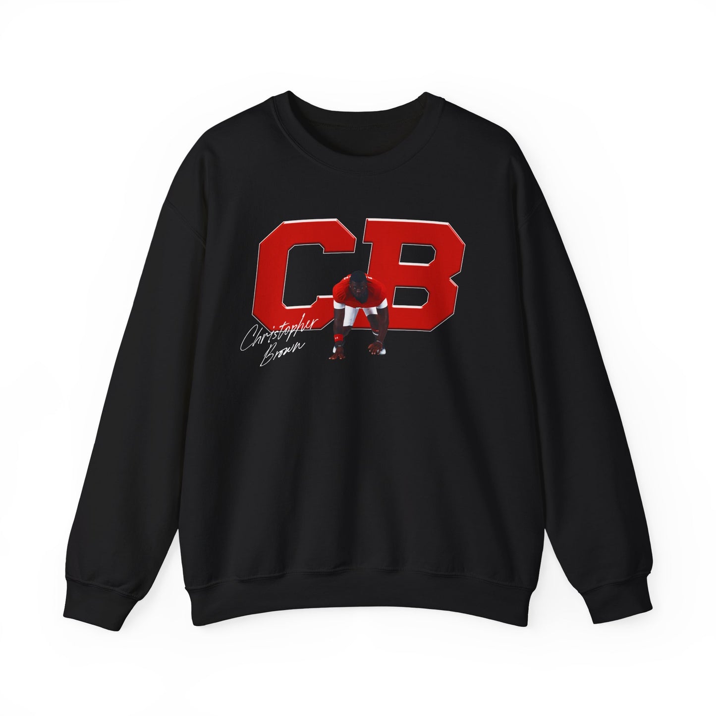 Christopher Brown Big Initials Crewneck Sweatshirt