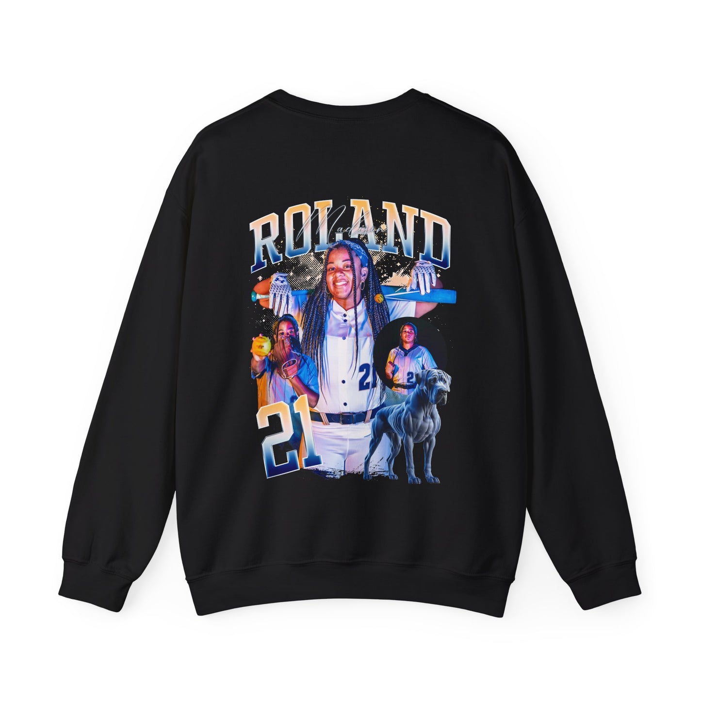 Madison Roland Logo Front & Back Crewneck