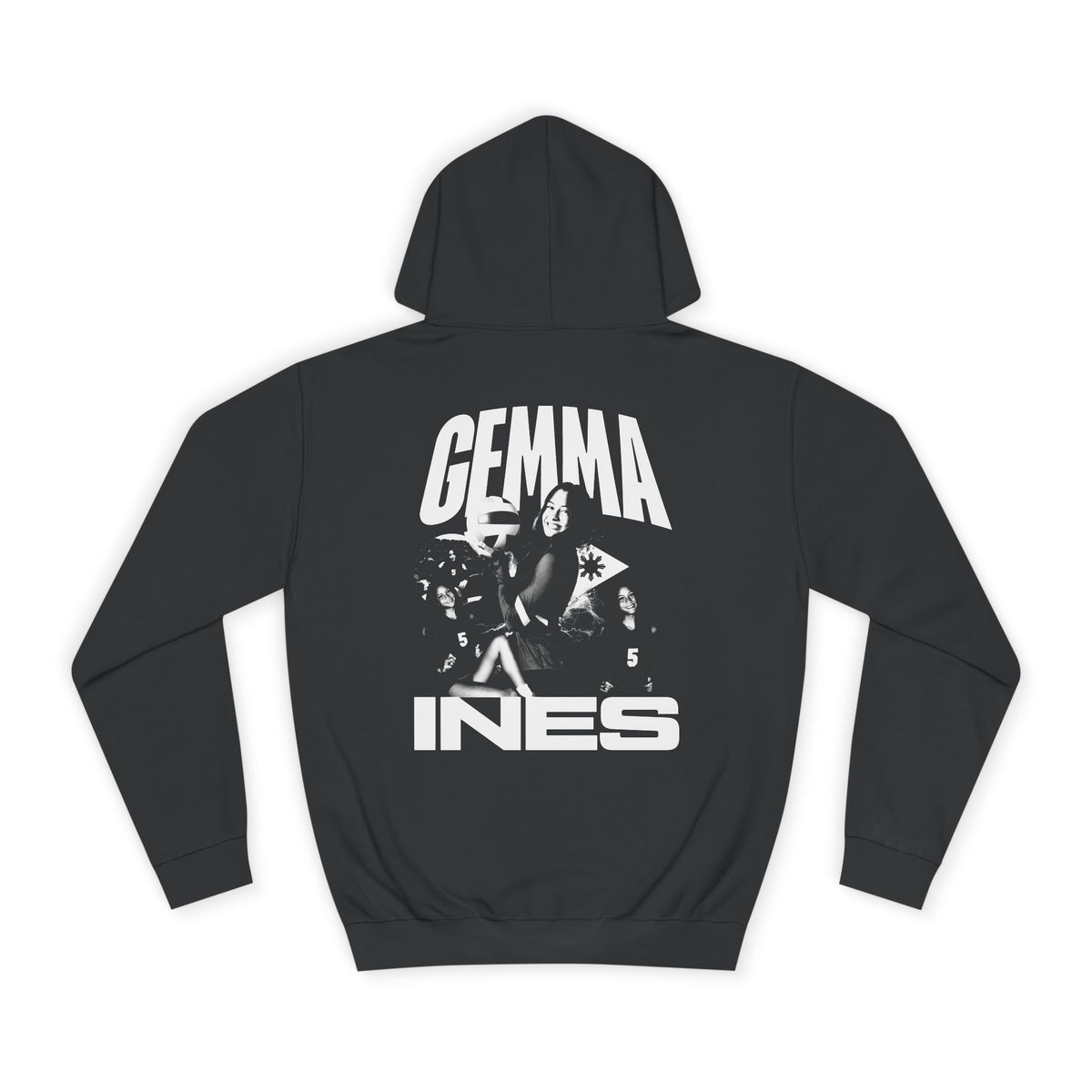 Gemma Ines Vintage Blackout Premium Hoodie