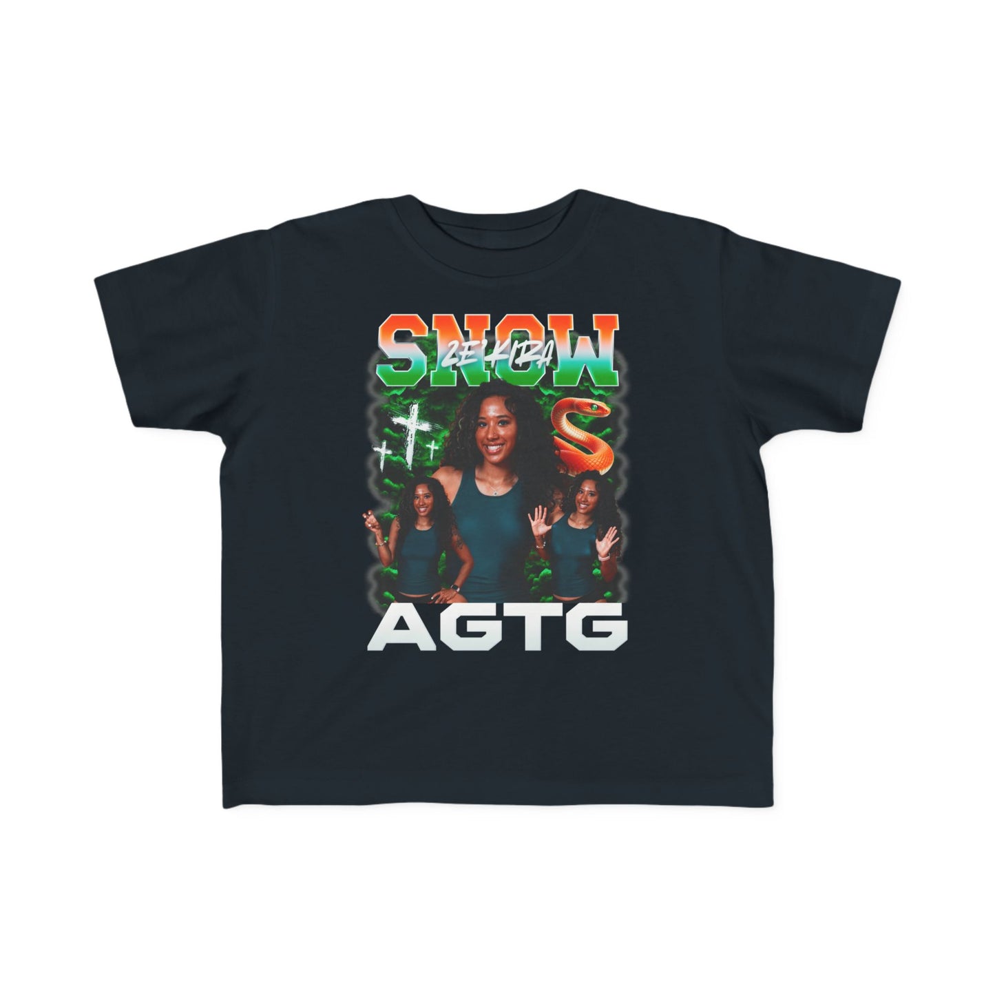 Ze'Kira Snow Toddler Tee