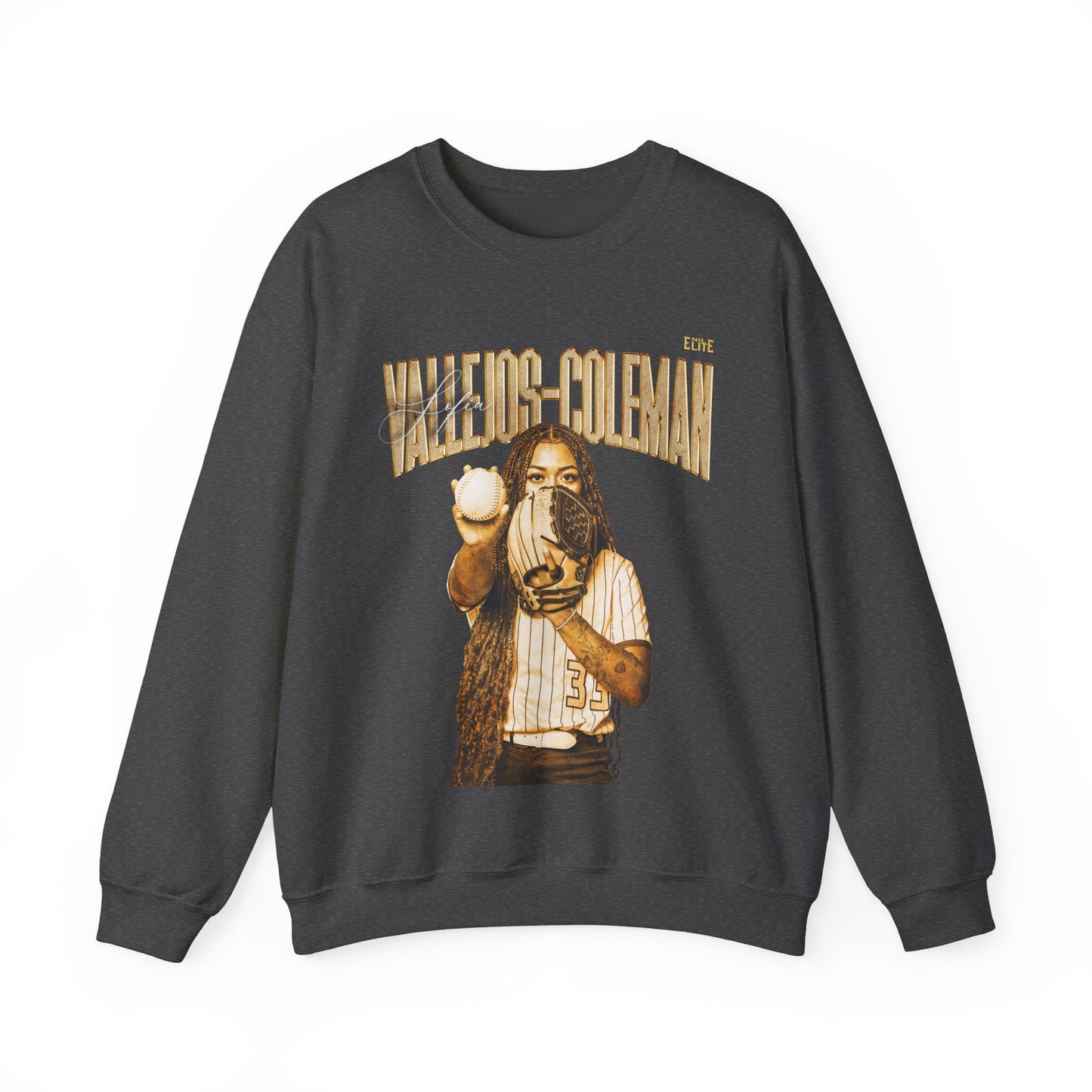 Sofia Vallejos-Coleman Faded Glory Crewneck Sweatshirt