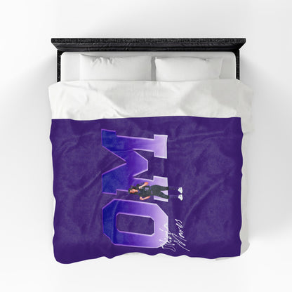 Olivia Mares Single Color Combo 60"-80" Plush Blanket