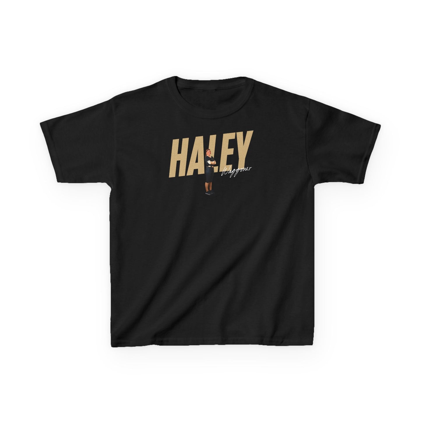 Haley Waggoner Cursive Combo Kids Tee