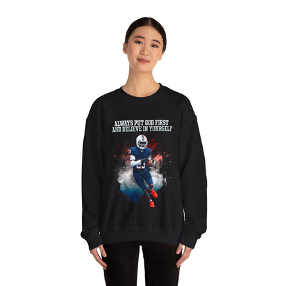Abdullah Ahmad Featured Quote Crewneck Sweatshirt