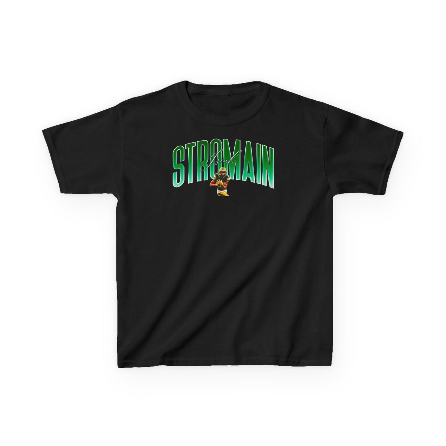 Isiah Stromain Big Last Name Kids Tee