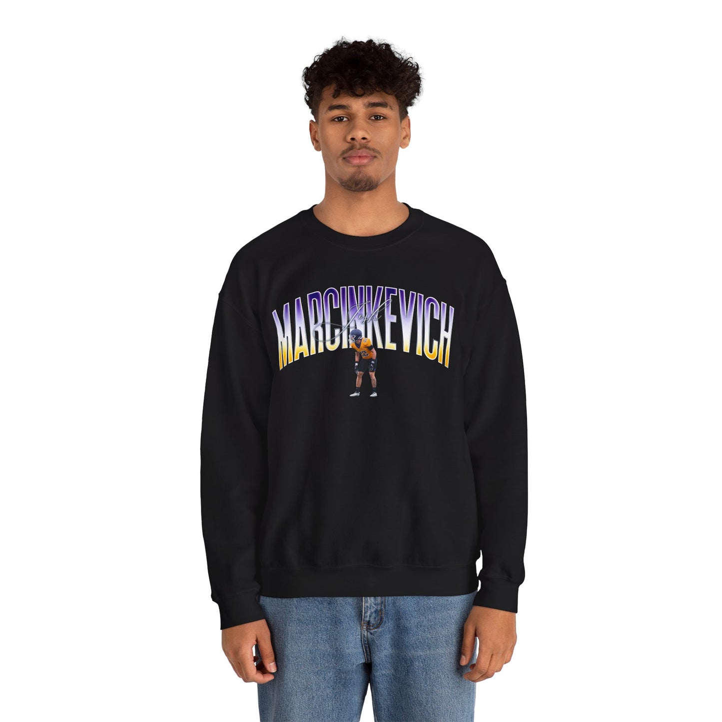 Josh Marcinkevich Big Last Name Crewneck Sweatshirt