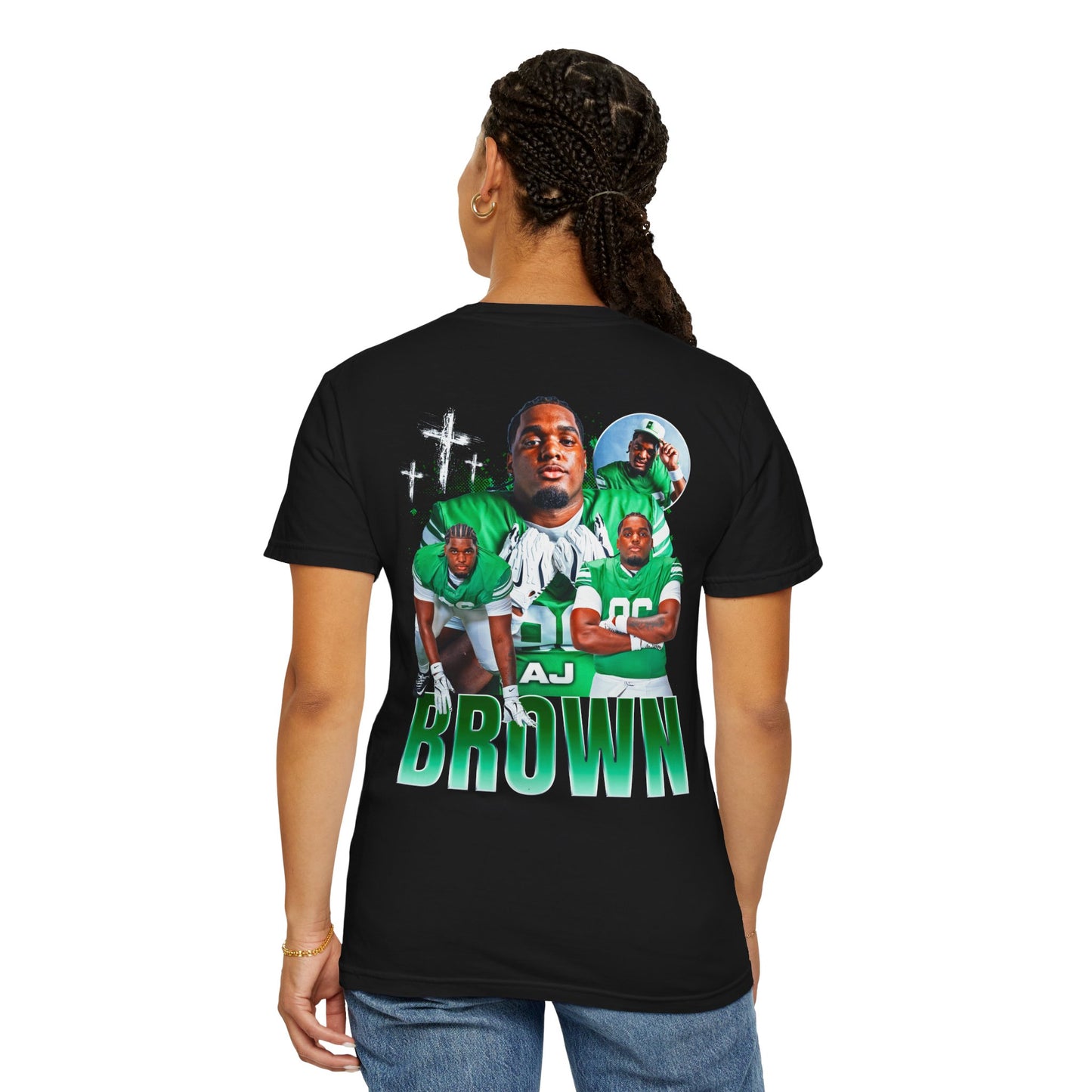 Aj Brown Logo Front & Back Premium Tee