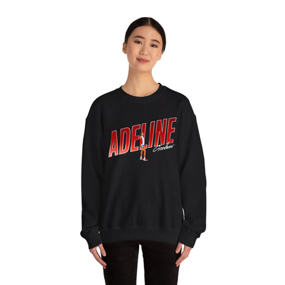 Adeline Goedheer Cursive Combo Colored Crewneck Sweatshirt