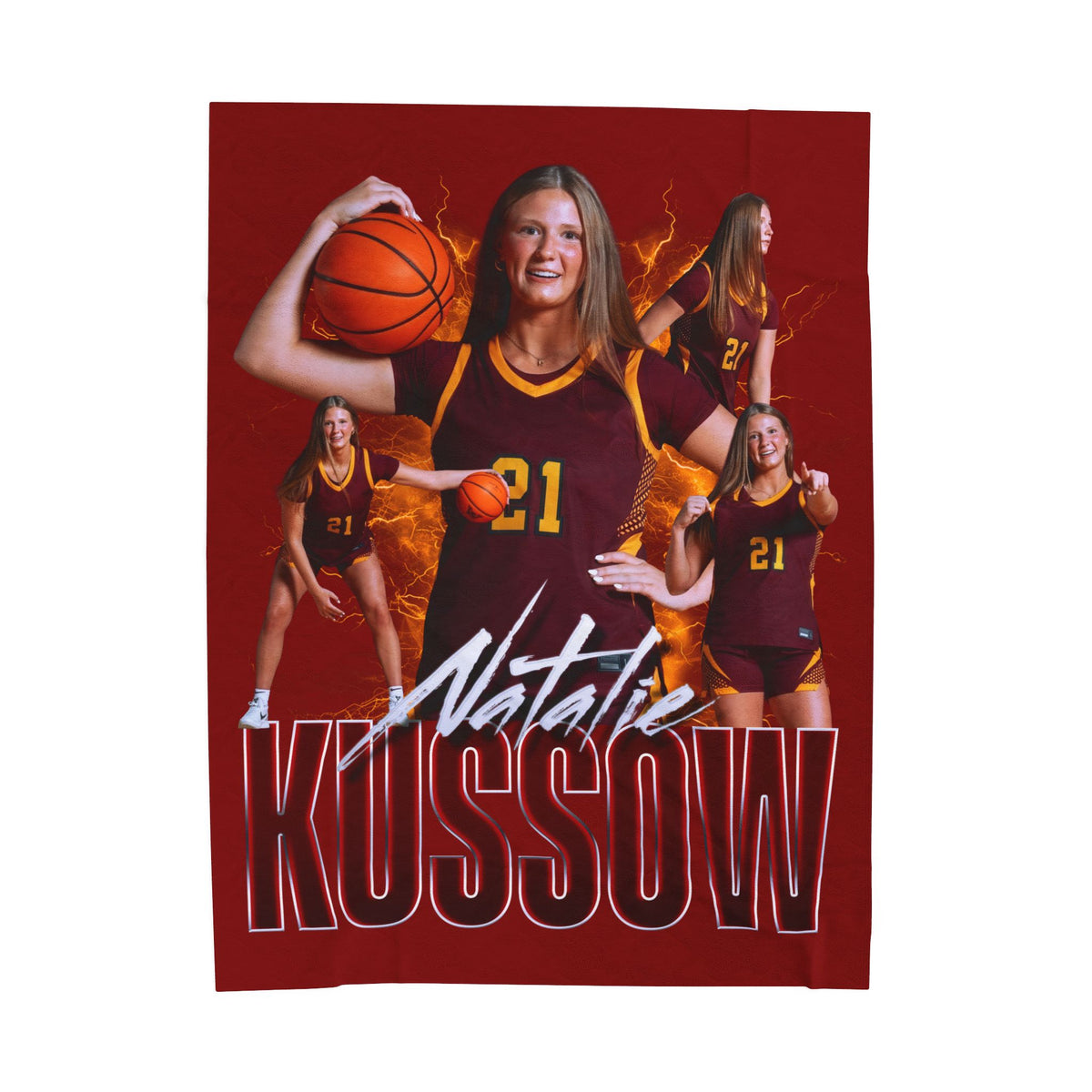 Natalie Kussow 60"-80" Plush Blanket