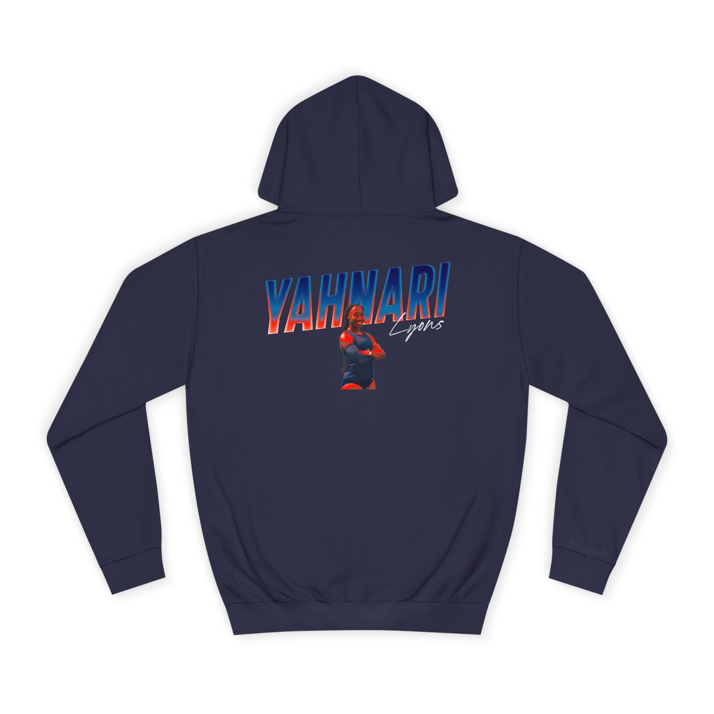 Yahnari Lyons Cursive Combo Colored Premium Hoodie