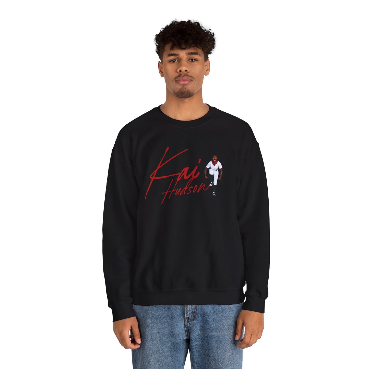 Kai Hudson Cursive Crewneck Sweatshirt